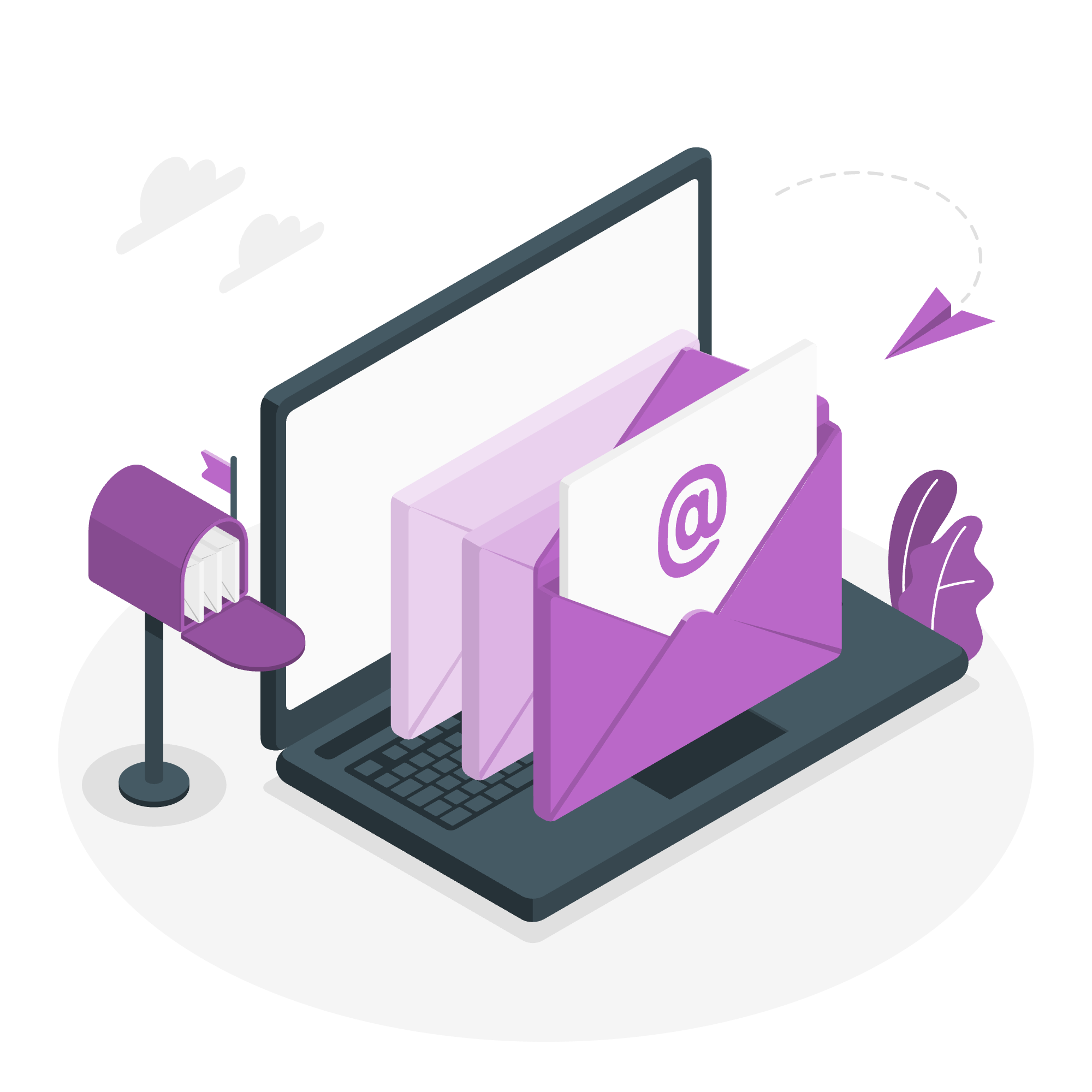 Email Marketing Strategy Illustration